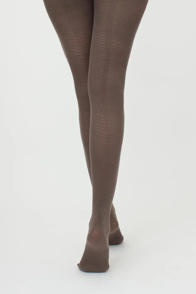 Колготки теплые с узором Twill 180 den model 2 Giulia (haze)