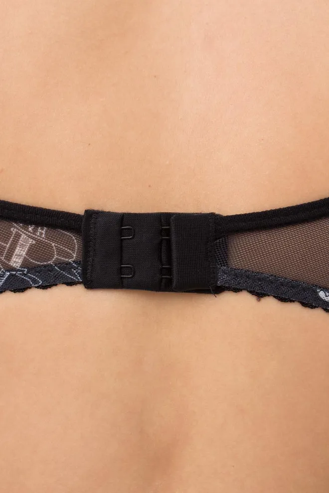 Бюстгальтер Tatoo 1605/04 Giulia (black tattoo), черный