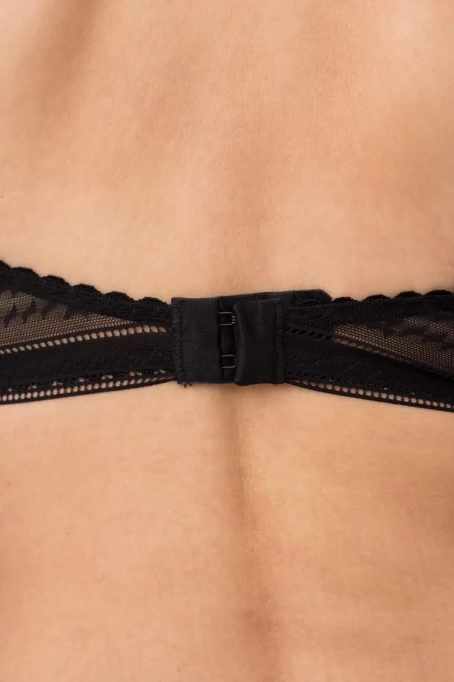 Кружевной бюстгалтер на косточках Teresa 1610/04 TM Giulia (black)