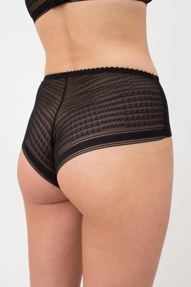 Кружевные трусы бразилиана Teresa 2601/04 Giulia (black)