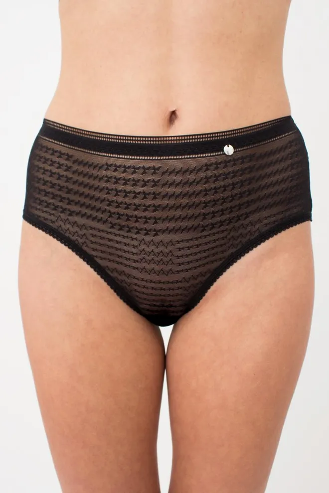 Кружевные трусы бразилиана Teresa 2601/04 Giulia (black)