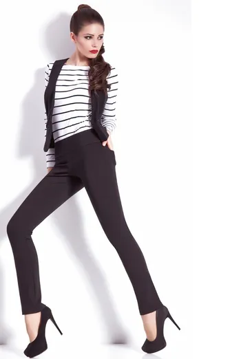 univers model 1 Классические Брюки с карманами ТМ GIULIA  (nero)