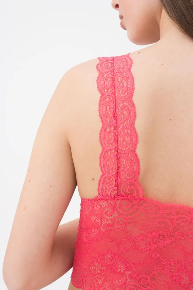 Бюстгальтер кружевной с мягкой чашкой Valencia 1603/01 Giulia (coral)