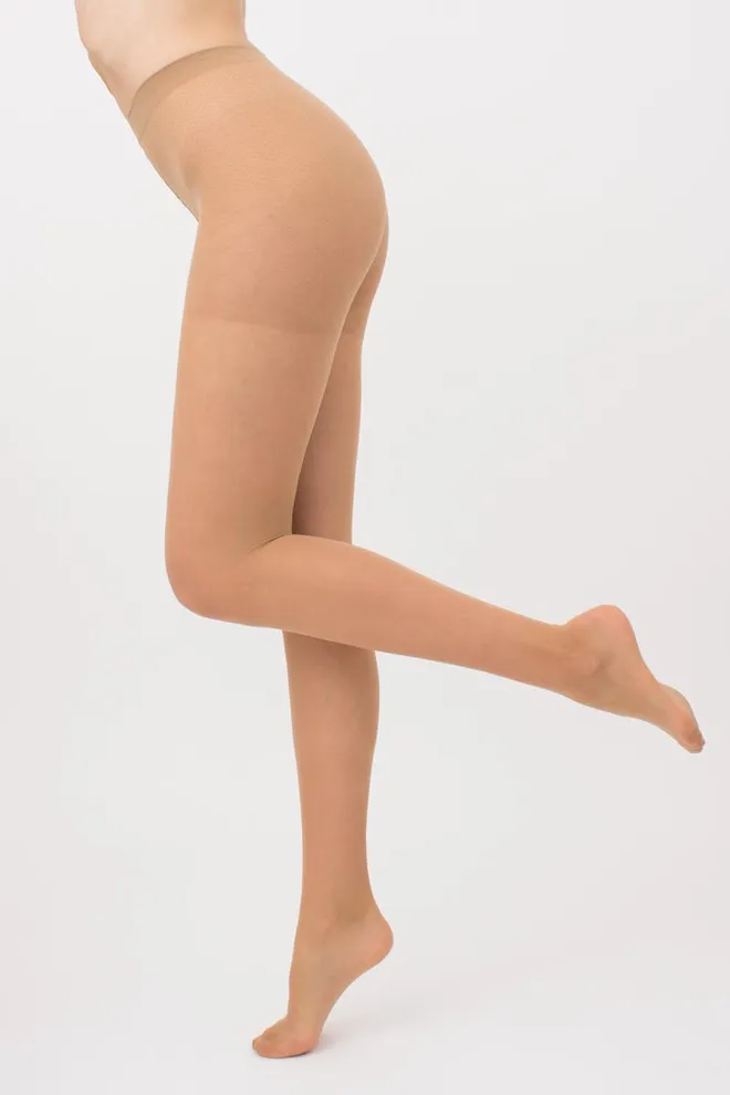 Колготки со швом в горох Virginia 20 den model 1 Giulia (daino)