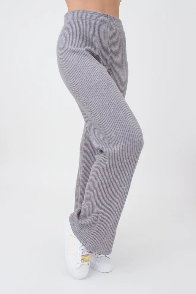 Штаны клёш в рубчик WARMLY TOUCH 4319/150 Giulia (grey), серый