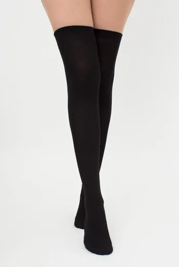 Хлопковые классические ботфорты WB1 CLASSIC Giulia (black), черный Хлопковые классические ботфорты WB1 CLASSIC Giulia (black), черный