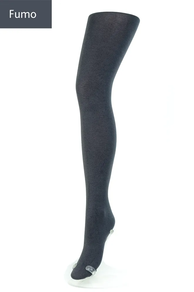 Теплі бавовняні колготки Well cotton 150 den Giulia (fumo)