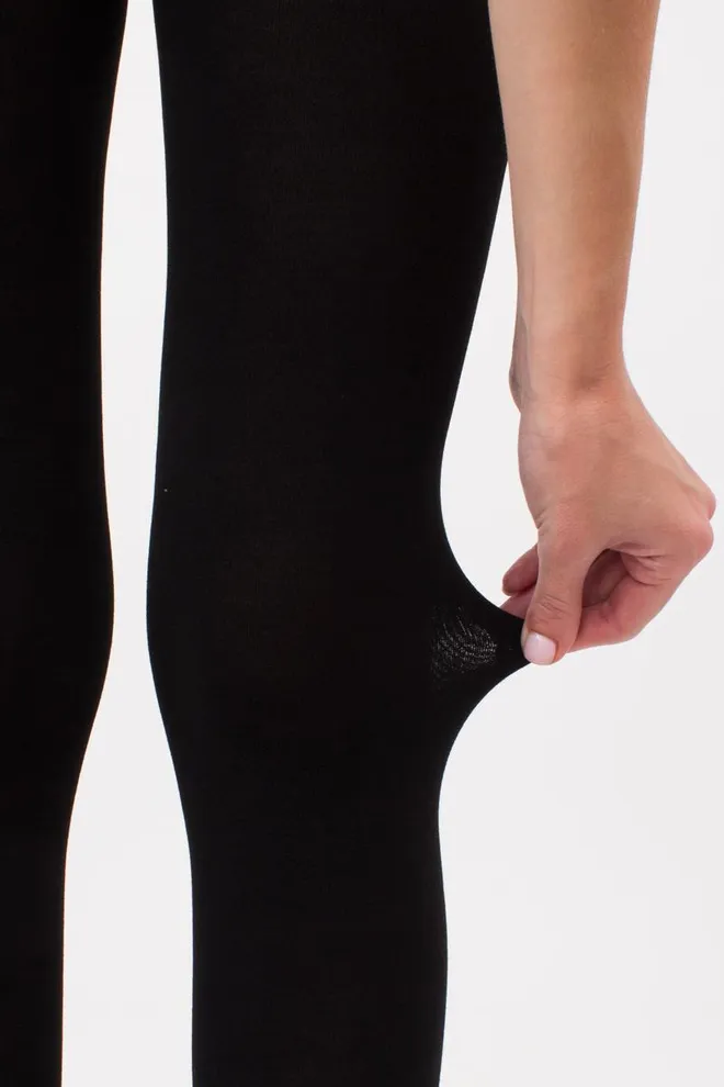 Теплые хлопковые колготки Well cotton 150 den Giulia (nero)