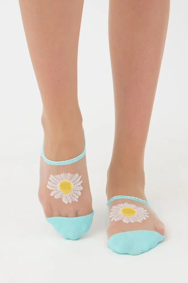 Носки следки женские Wf1 cristal 002 Giulia (light mint)