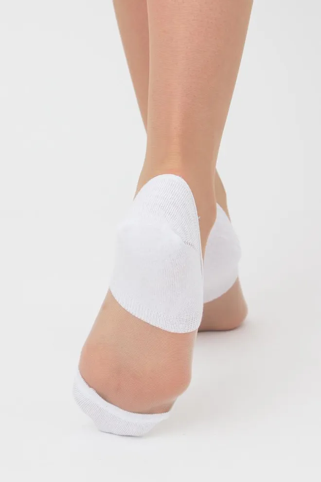 Носки следки женские Wf1 cristal 002 Giulia (white)