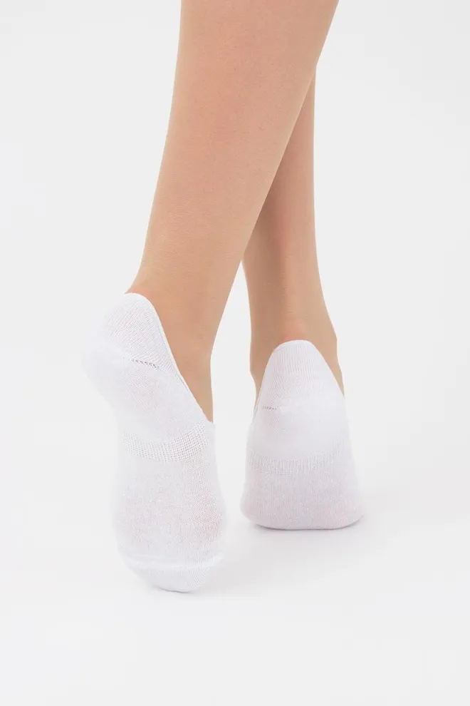 Носки следки женские с осьминогом Wf1 marine 012 Giulia (bianco)