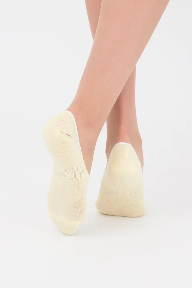 Носки следки женские Wf1 tropic 001 Giulia (light yellow)