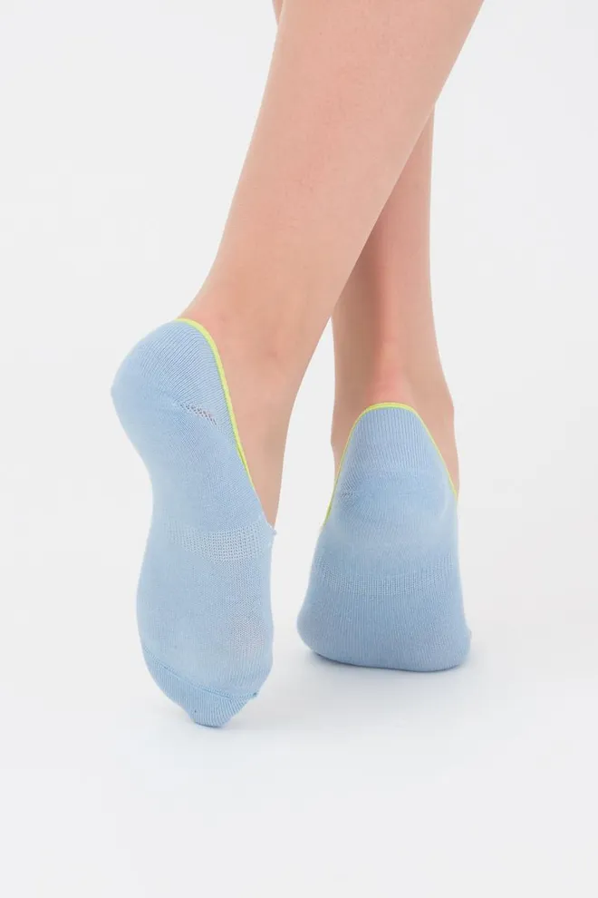 Носки следки женские Wf1 tropic 002 Giulia (baby blue)