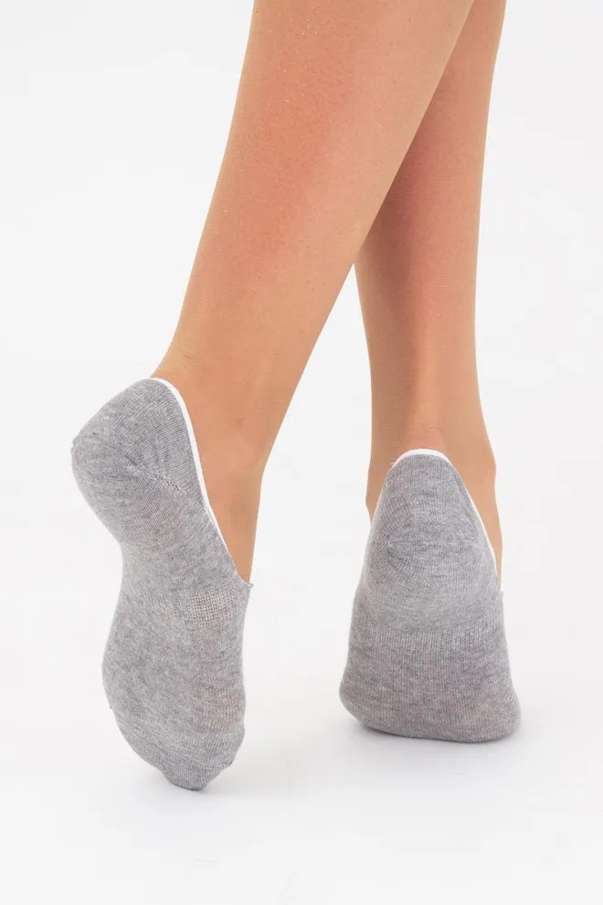 Носки следки женские WFC/Sk-cl Giulia (light grey melange)