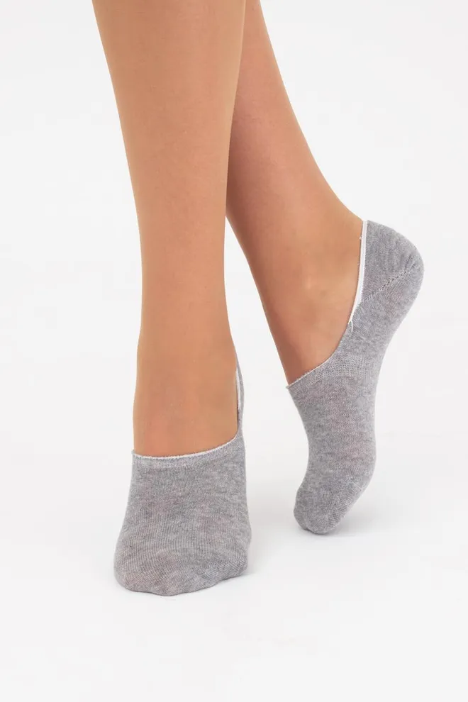 Носки следки женские WFC/Sk-cl Giulia (light grey melange)