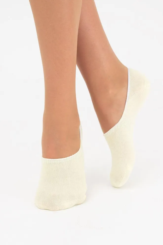 Носки следки женские WFC/Sk-cl Giulia (light yellow)