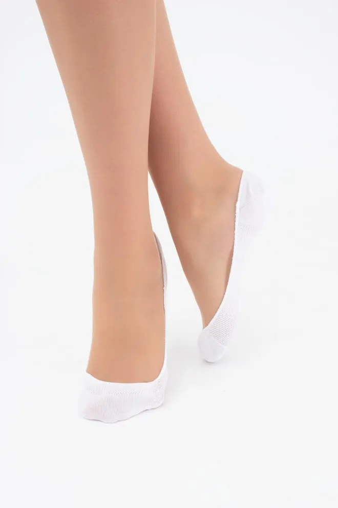 Носки следки женские Wf1 ballerina comfort Giulia (white)