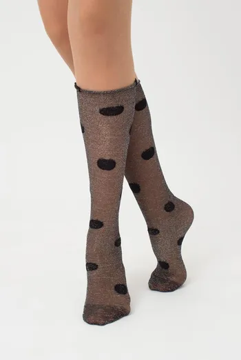 Прозрачные гольфы с люрексом Wg1 cristal lurex pa 001 Giulia (nero) Прозрачные гольфы с люрексом Wg1 cristal lurex pa 001 Giulia (nero)