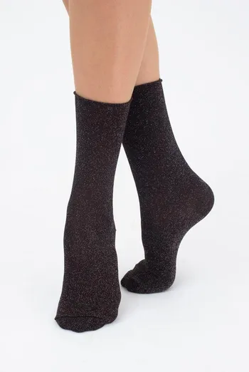 Носки женские с люрексом WLL-001 Giulia (caffe) Носки женские с люрексом WLL-001 Giulia (caffe)