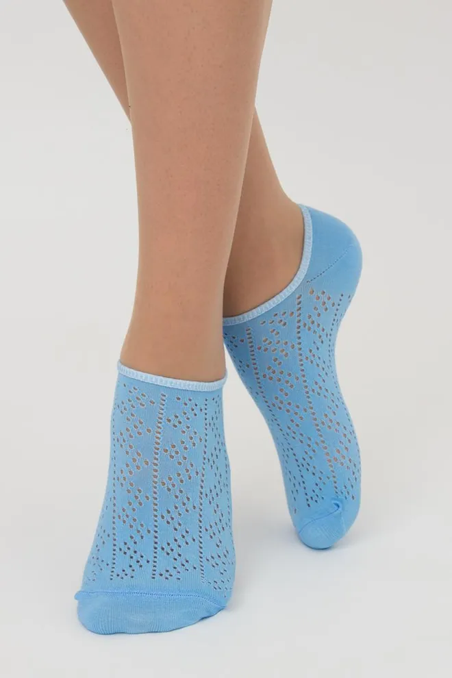 Носки женские невидимые спортивные WS0 air 001 Giulia (baby blue)
