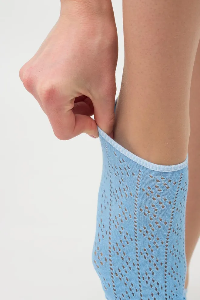 Носки женские невидимые спортивные WS0 air 001 Giulia (baby blue)