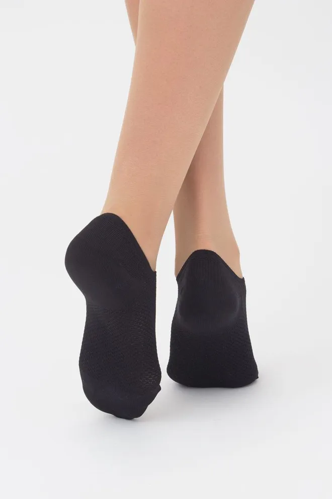 Носки женские невидимые спортивные WS0 air pa 001 Giulia (nero)