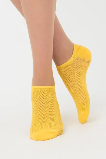 Носки женские невидимые спортивные WS0 air pa 002 Giulia (daffodil)