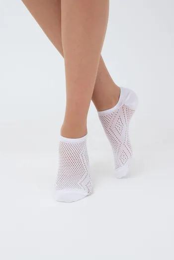 Носки женские классические ажурные WS0 AIR PA 004 Giulia (bianco) Носки женские классические ажурные WS0 AIR PA 004 Giulia (bianco)