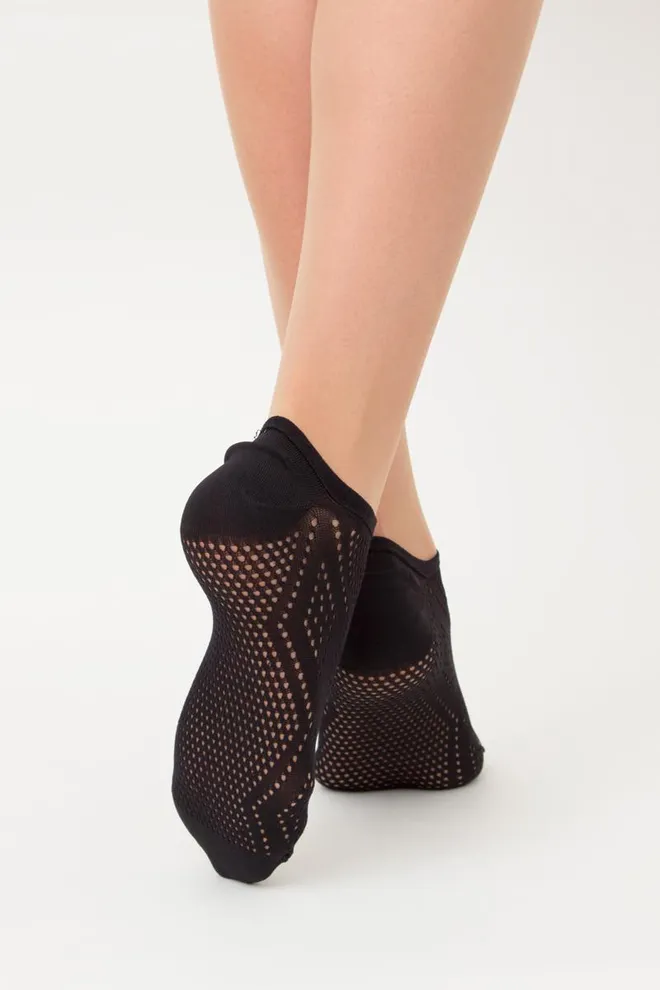 Носки женские классические ажурные WS0 AIR PA 004 Giulia (nero)