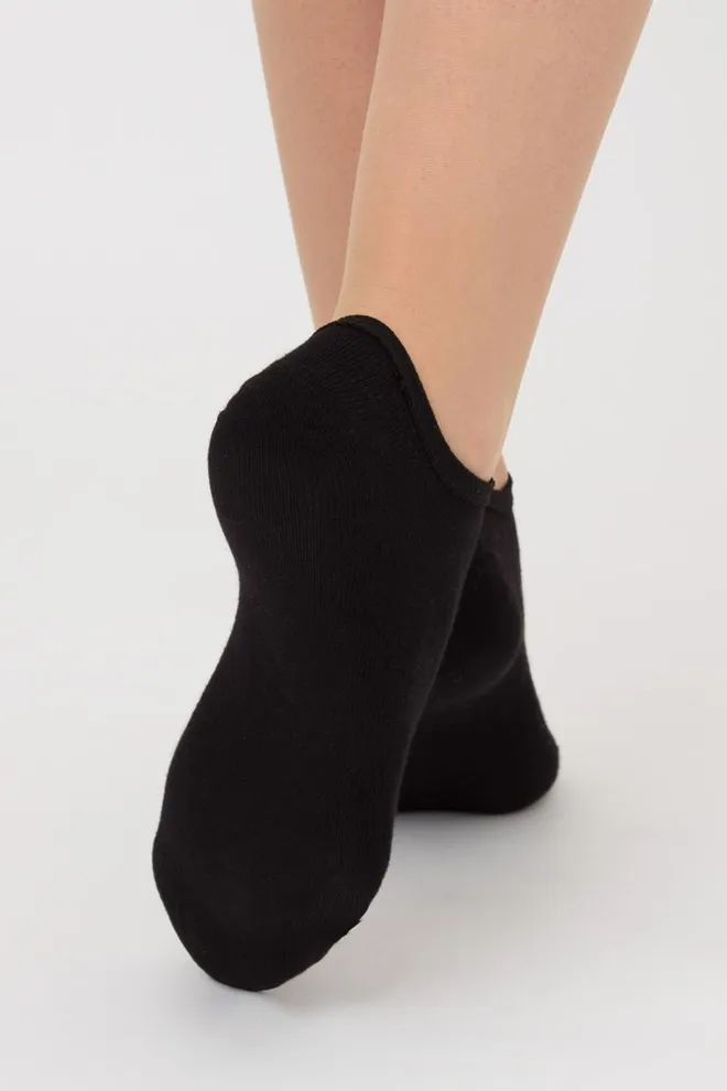 Женские носки следки Ws0 classic Giulia (black), черный