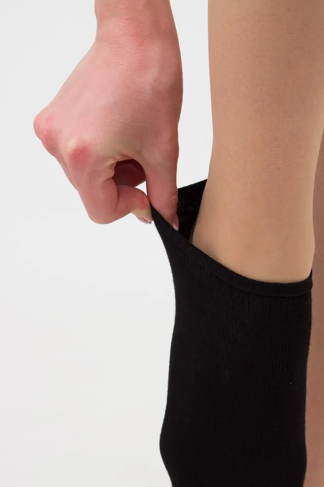 Женские носки следки Ws0 classic Giulia (black), черный