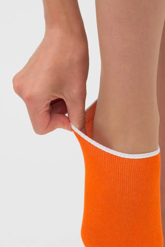 Женские носки следки Ws0 classic Giulia (light orange), оранжевый