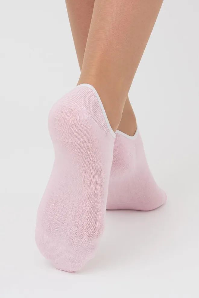 Женские носки следки Ws0 classic Giulia (deep pink), розовый