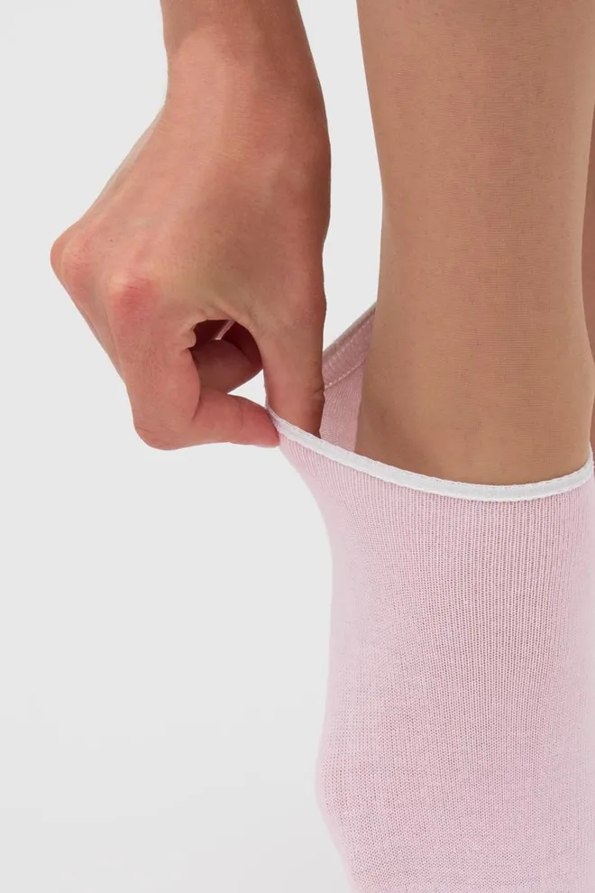 Женские носки следки Ws0 classic Giulia (deep pink), розовый