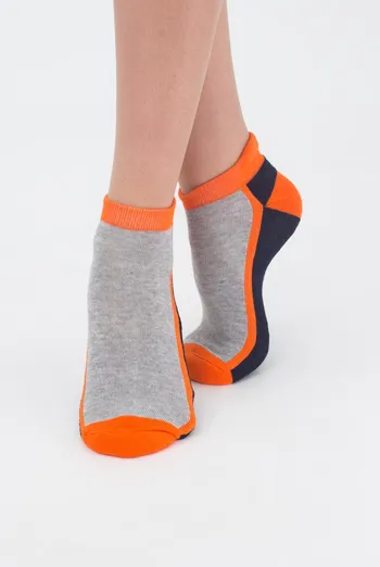 Носки женские спортивные Ws1cspte-001 Giulia (orange), оранжевые Носки женские спортивные Ws1cspte-001 Giulia (orange), оранжевые