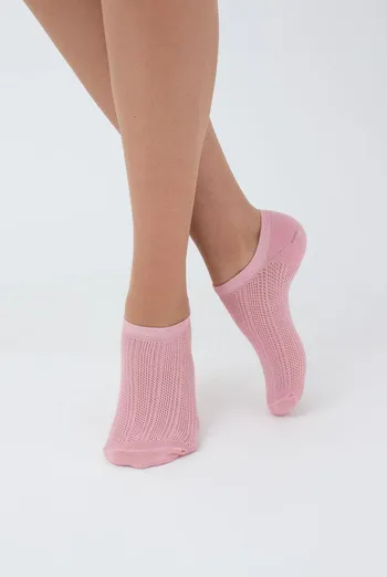 Носки женские классические ажурные WS1 AIR 010 Giulia (zephyr), розовый