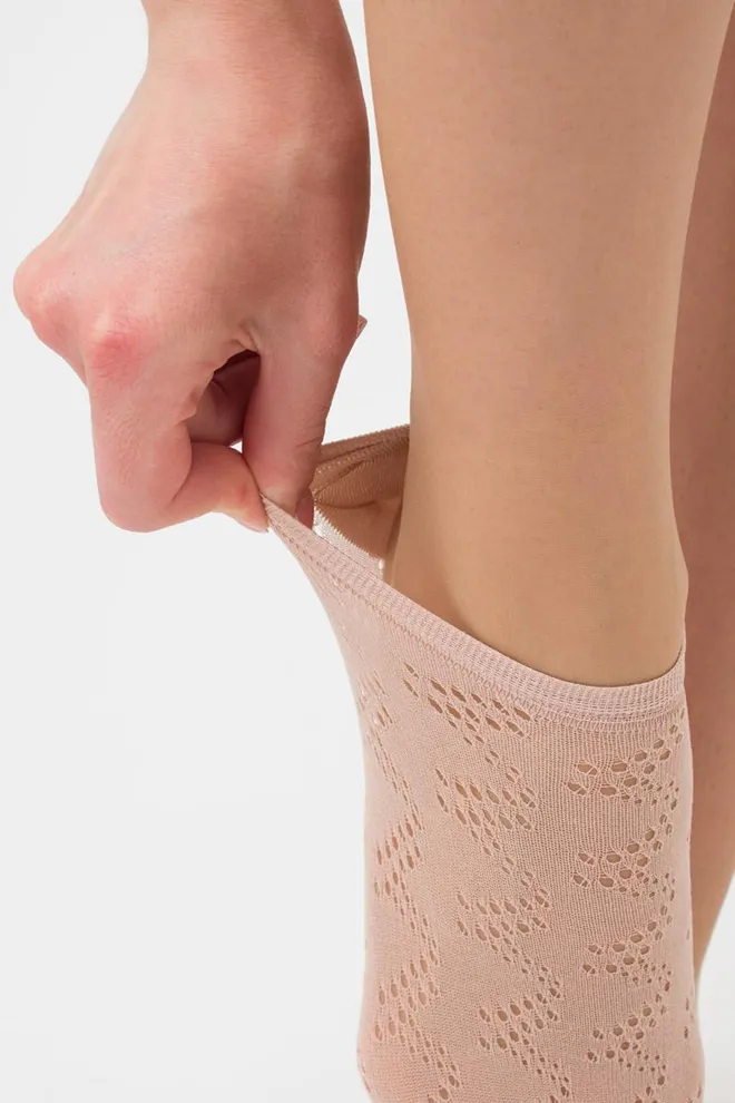 Носки женские невидимые c ажурным рисунком спортивные WS1 Air Pa 001 Giulia (nude)