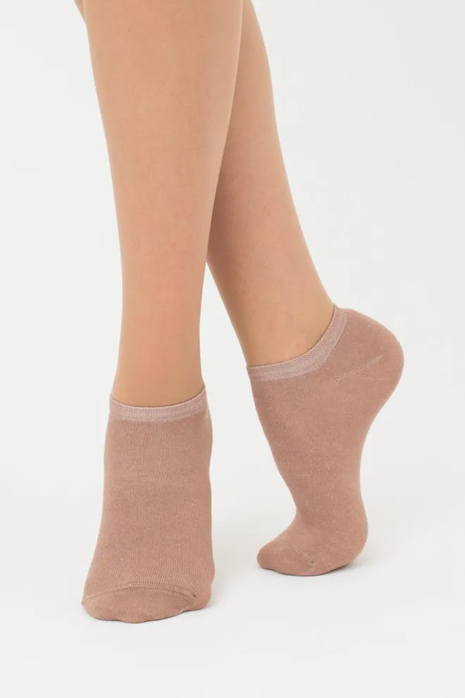 Носки женские короткие Ws1 classic Giulia 2 пары (haze/chantarel)
