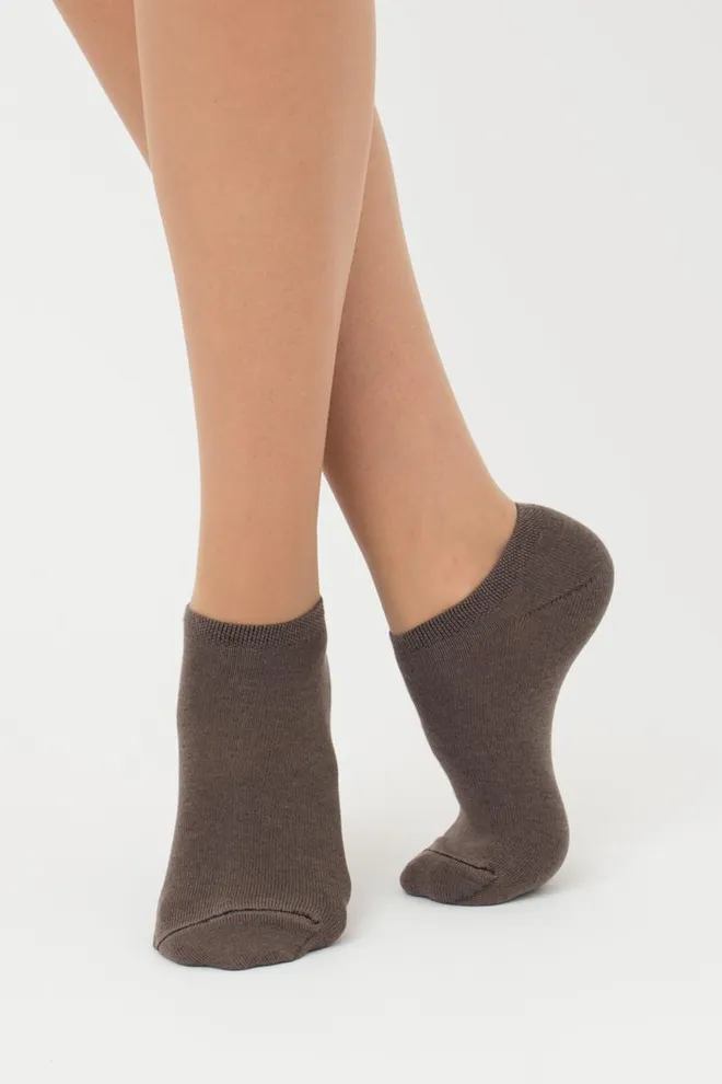 Носки женские короткие Ws1 classic Giulia 2 пары (haze/chantarel)