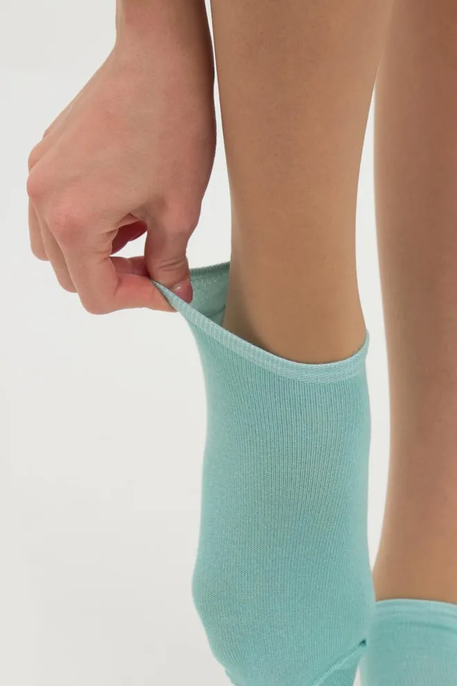 Носки женские короткие Ws1 classic Giulia 2 пары (pastel turquoise/light yellow)