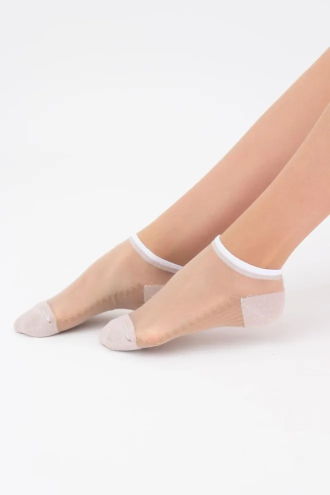 Шкарпетки жіночі короткі Ws1 cristal 029 Giulia (moonlight)