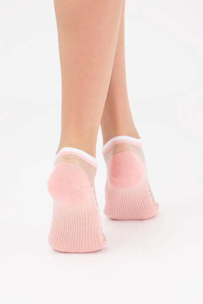 Носки женские короткие Ws1 cristal 029 Giulia (geranium)