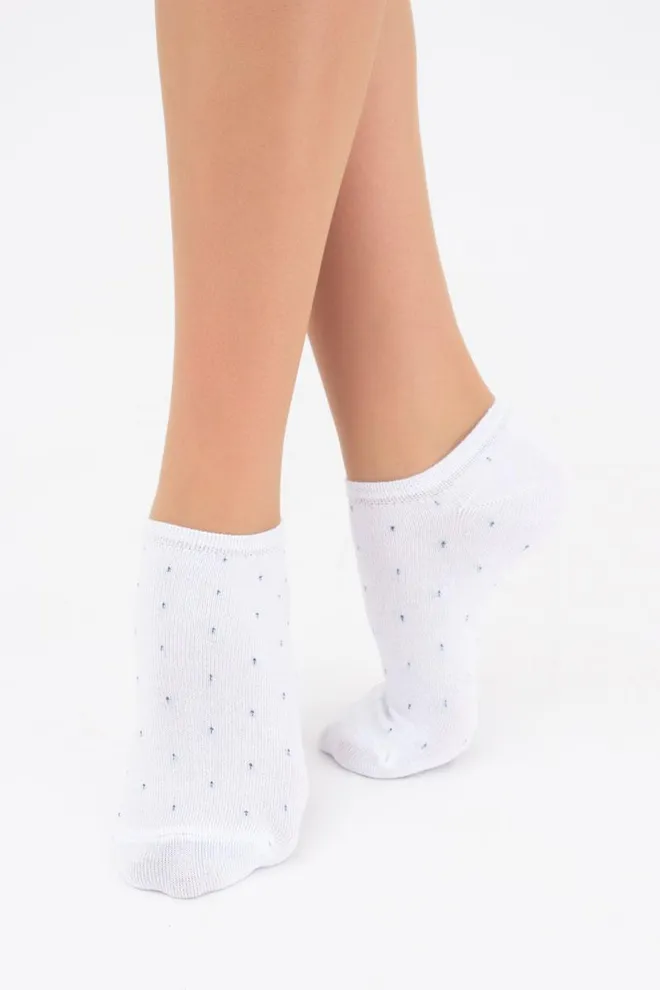 Носки женские невидимые WS1 fashion 046 + WS1 fashion 046 Giulia 2 пары (white/jeans)