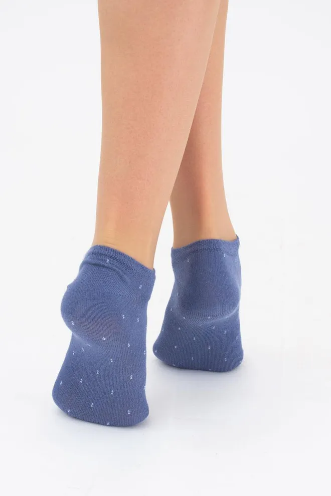 Носки женские невидимые WS1 fashion 046 + WS1 fashion 046 Giulia 2 пары (white/jeans)