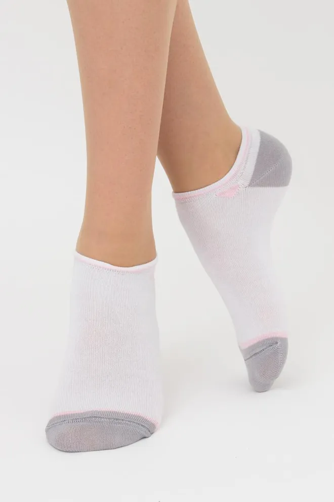 Набор цветных женских носков WS1 SET 2 Giulia 5 пар (white/pearl/silver)