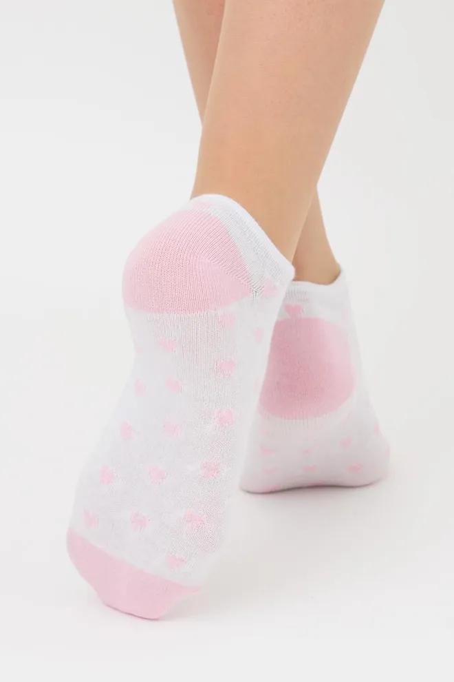 Набор цветных женских носков WS1 SET 2 Giulia 5 пар (white/pearl/silver)