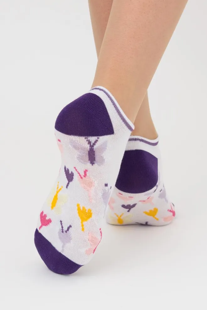 Набор цветных женских носков WS1 SET 4 Giulia 5 пар (white)