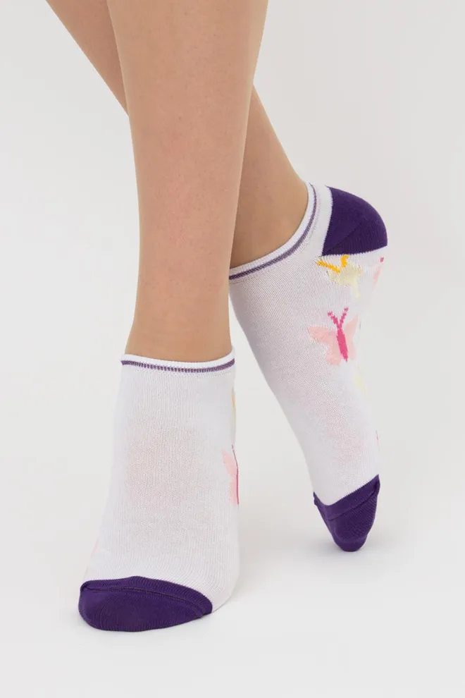 Набор цветных женских носков WS1 SET 4 Giulia 5 пар (white)