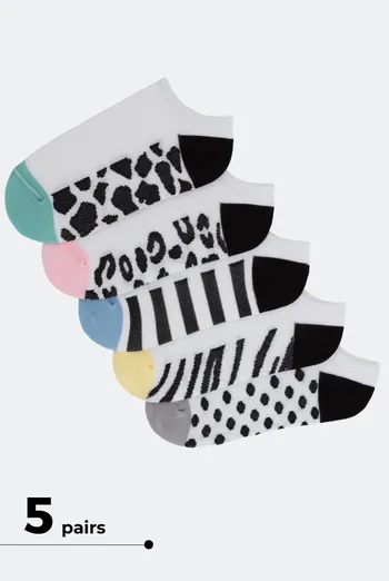 Набор цветных женских носков WS1 SET 5 Giulia 4 пар (white)