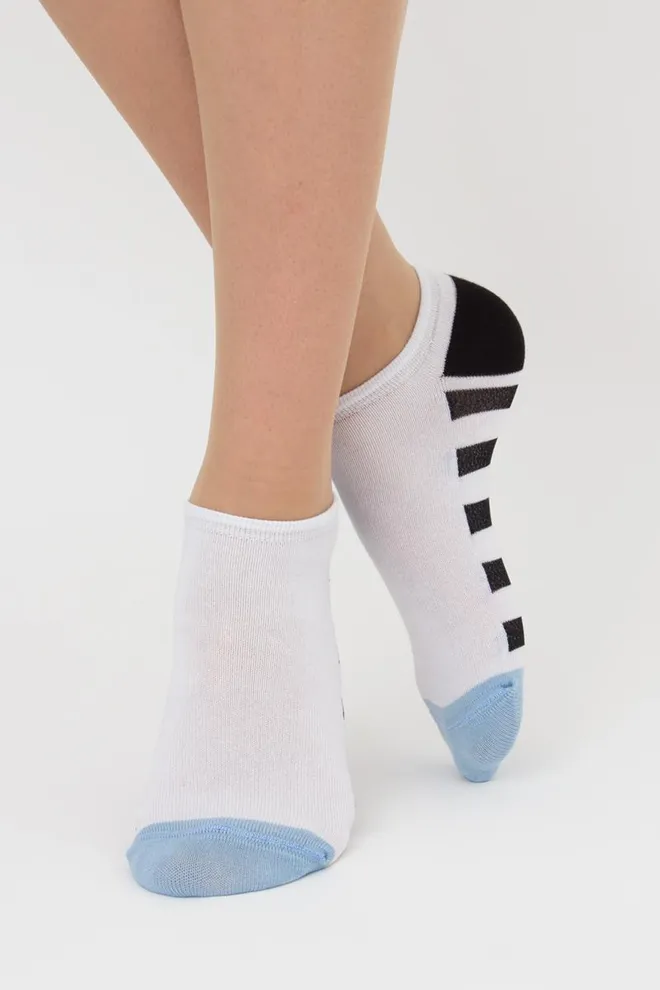 Набор цветных женских носков WS1 SET 5 Giulia 4 пар (white)